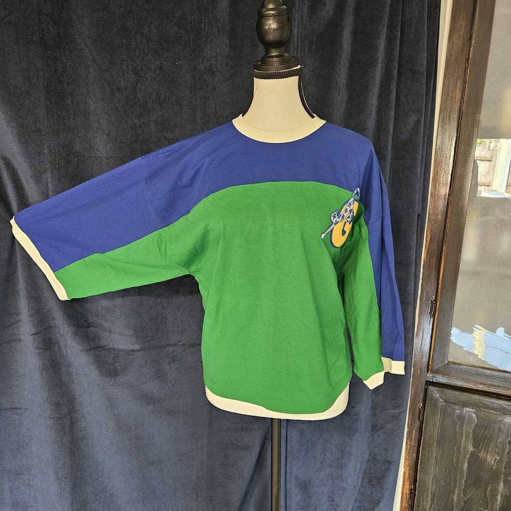 NWT Gucci Blue and Green Crop Top